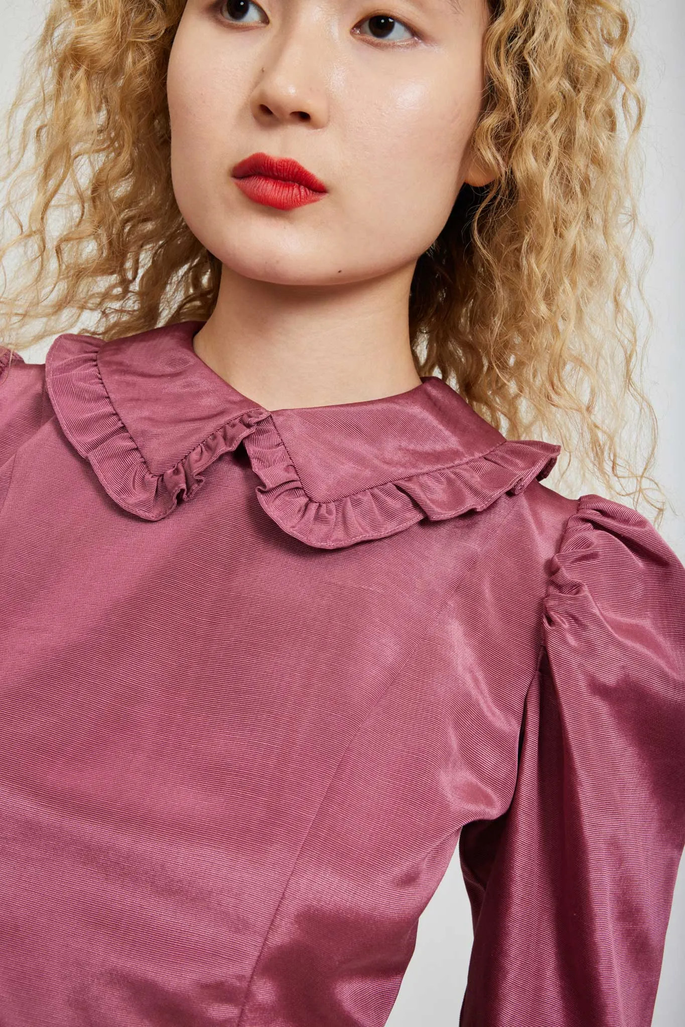 Spring Lucy Top in Rouge Pink Moiré sold by Batsheva product image thumbnail 3