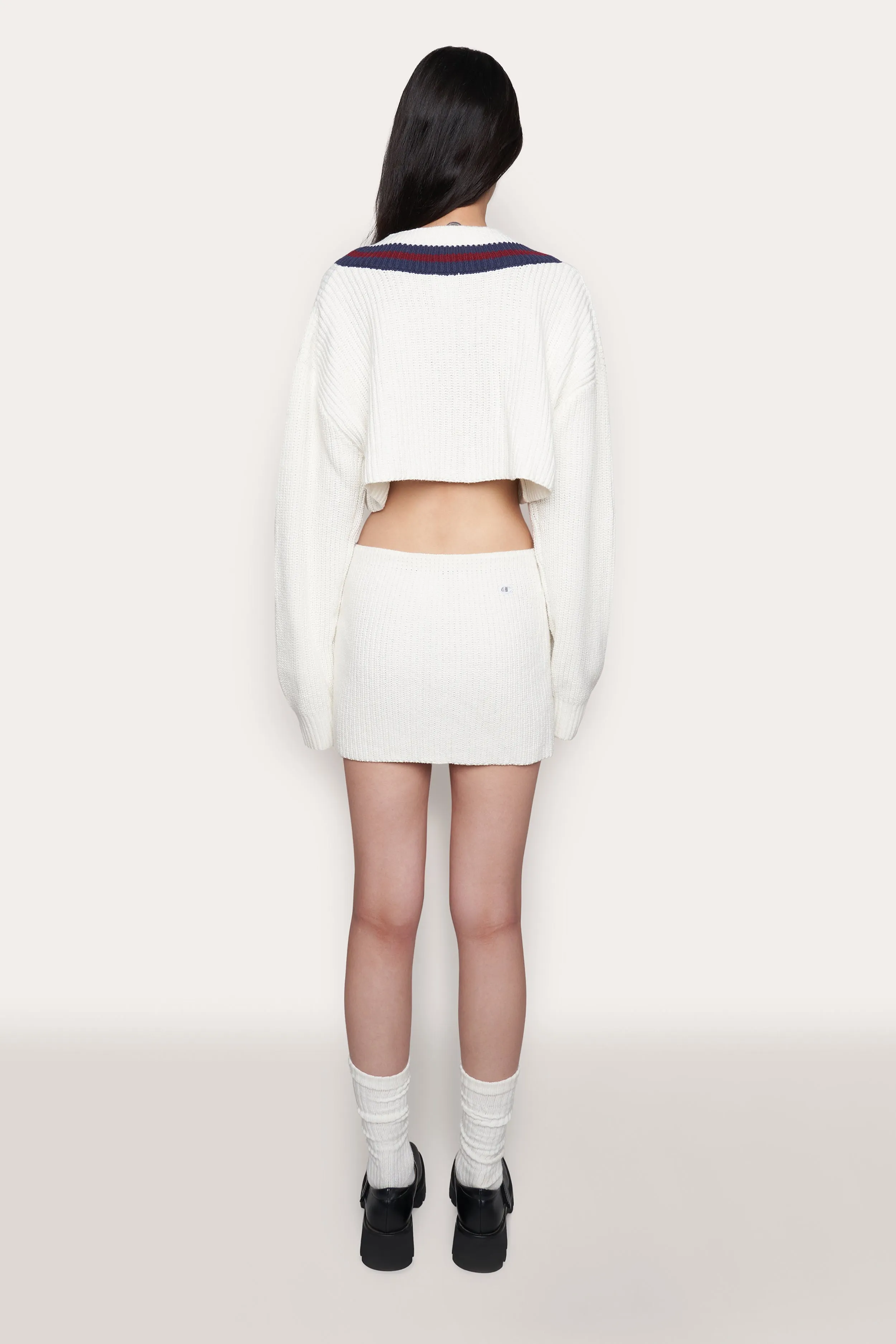 Guizio X Champion Rib Knit Mini Skirt sold by Guizio product image thumbnail 4
