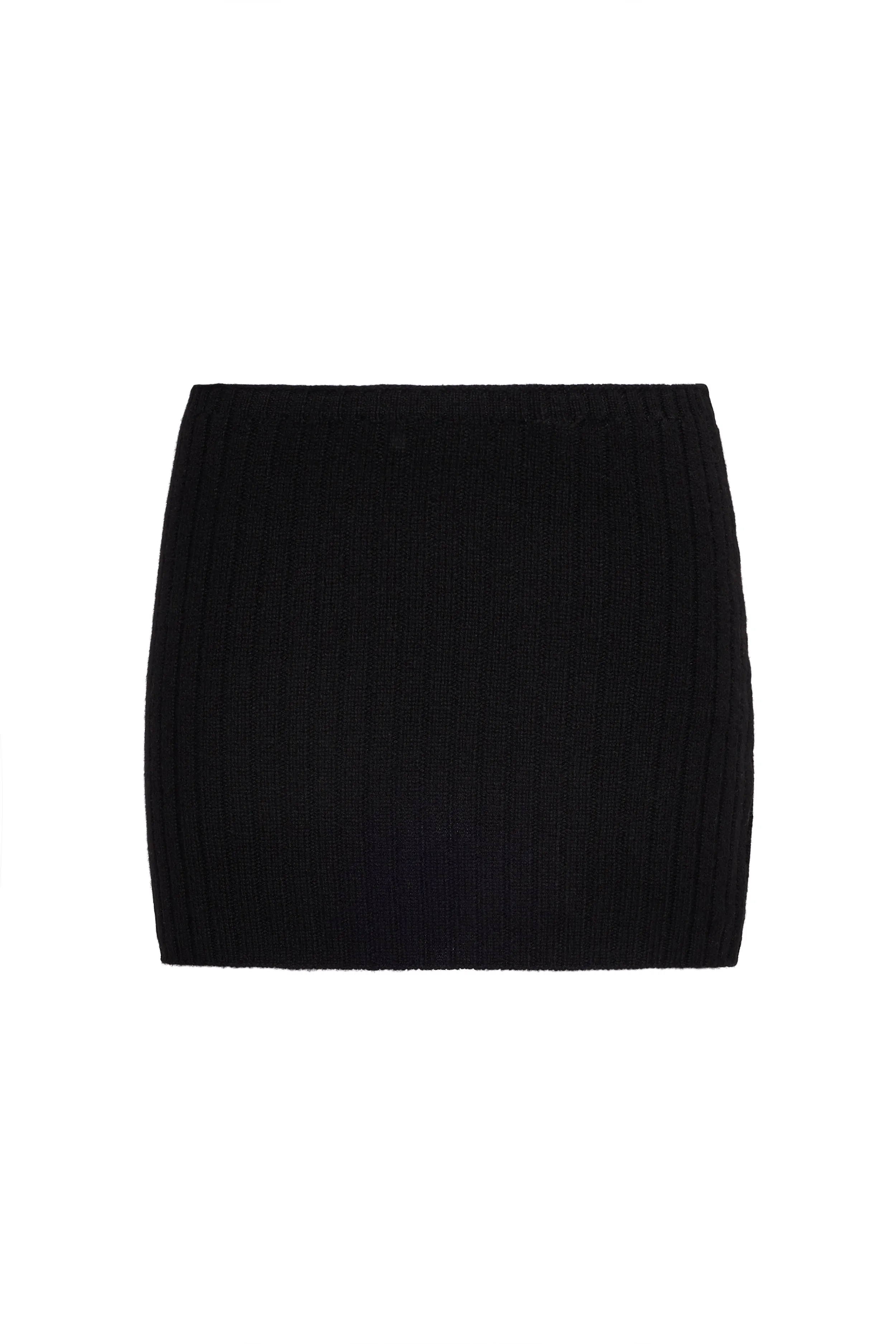 Low-Rise Rib Knit Mini Skirt sold by Guizio product image thumbnail 2