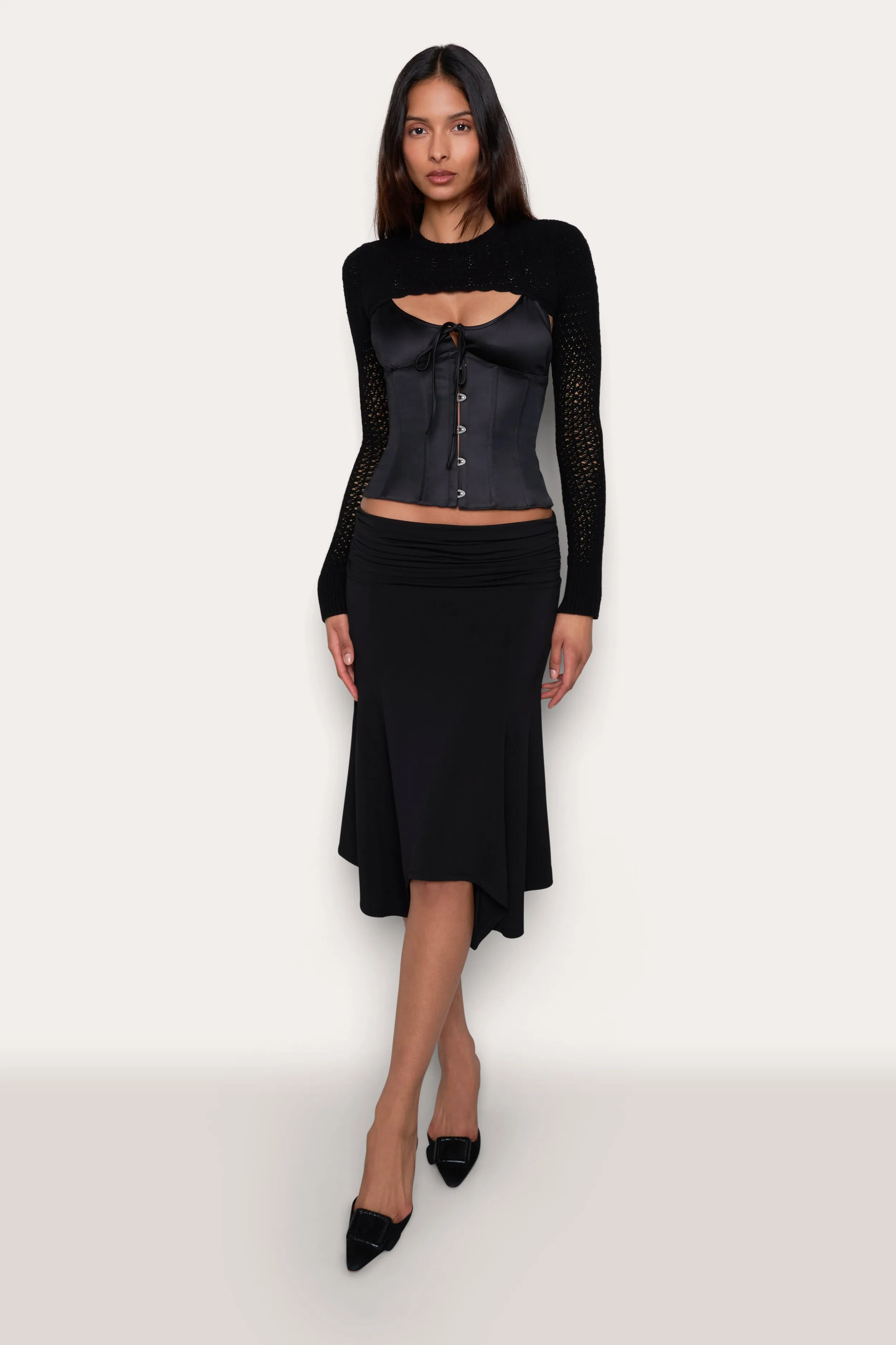 Micro Crop Crewneck sold by Guizio product image thumbnail 4