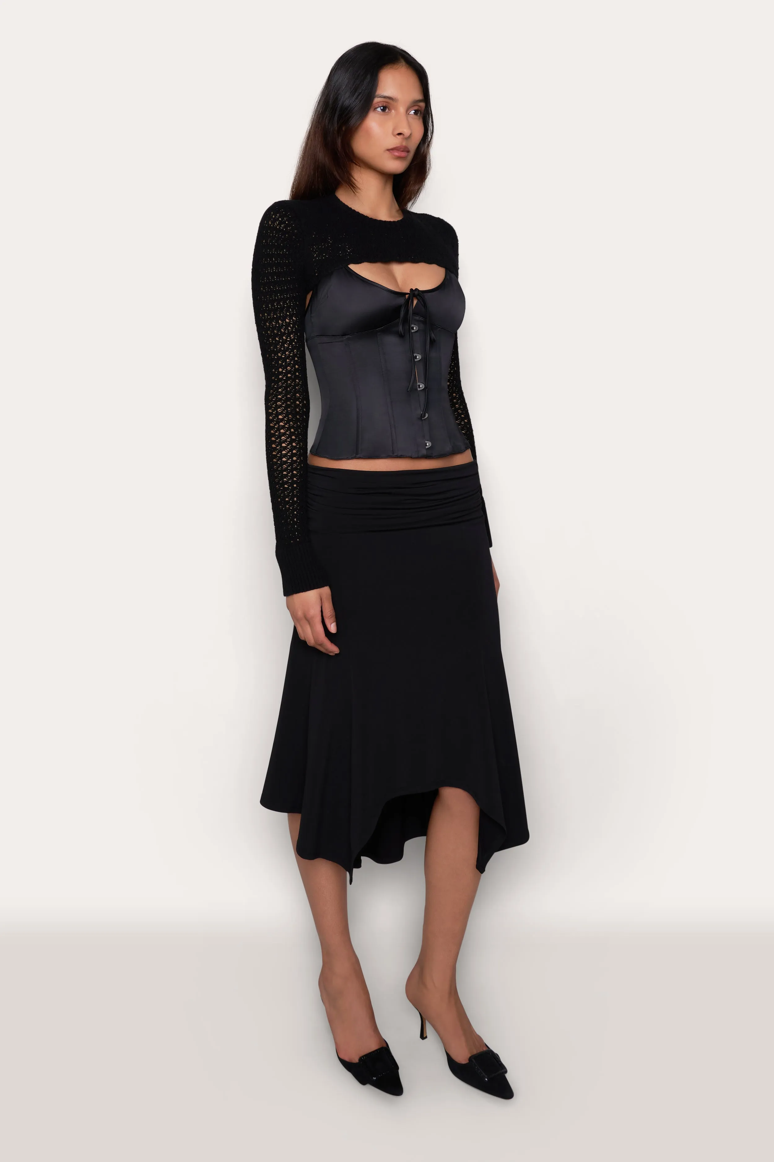 Micro Crop Crewneck sold by Guizio product image thumbnail 2