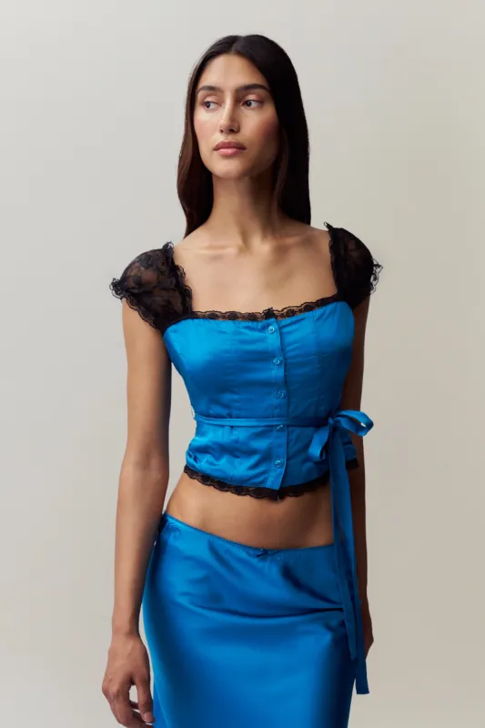 Kahli Lace Top sold by Guizio