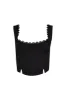 Crepe Bustier Top sold by Guizio