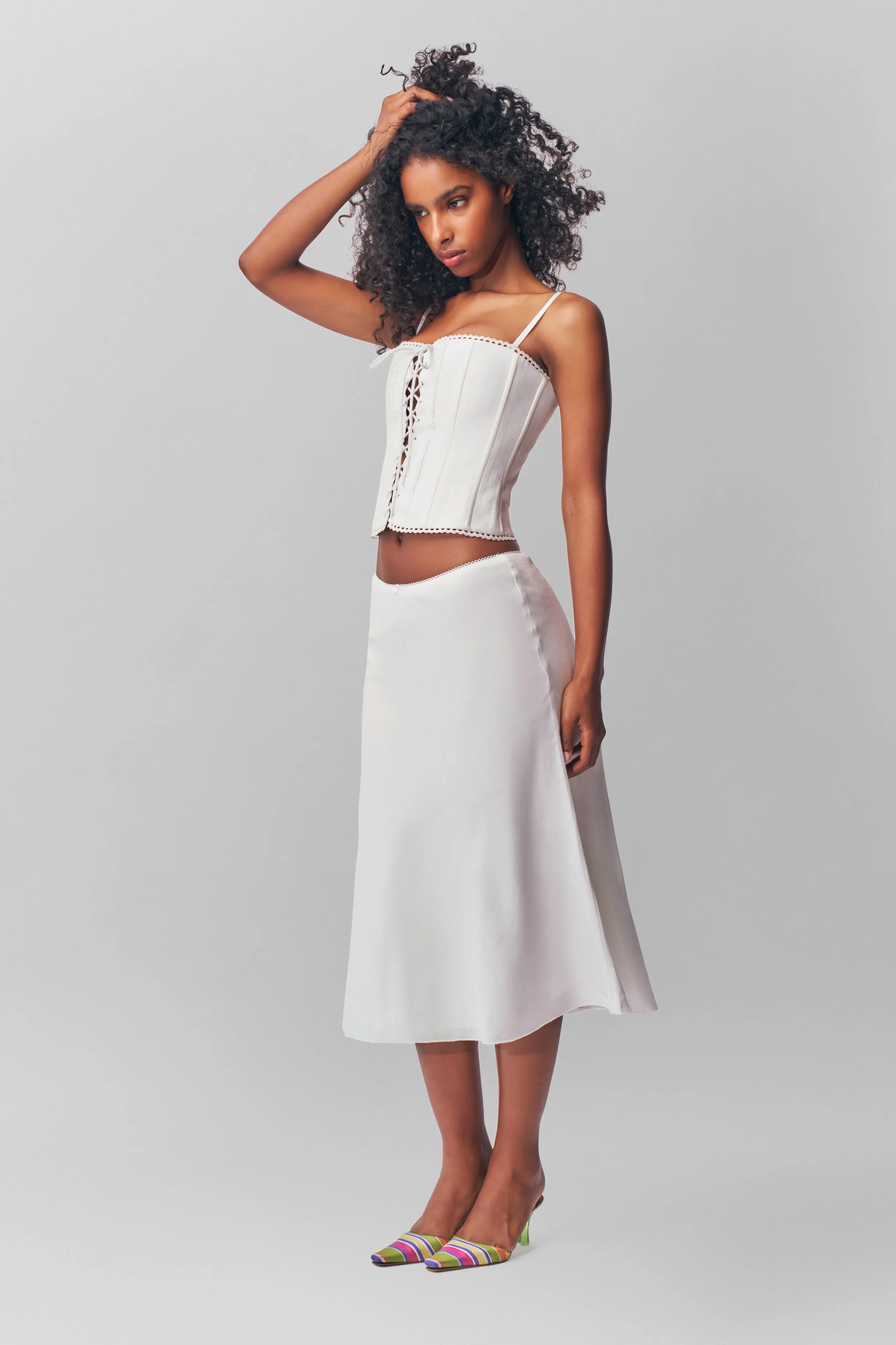 Cotton Scallop Corset sold by Guizio product image thumbnail 4