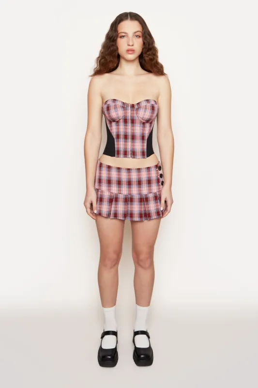 Pleated Micro Mini Skirt sold by Guizio