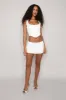 Satin Lace-Up Bustier Top sold by Guizio