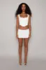 Satin Lace-Up Bustier Top sold by Guizio