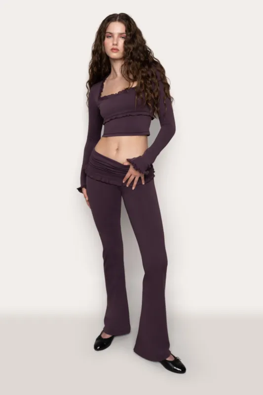 Fleur Ruffle Pant sold by Guizio