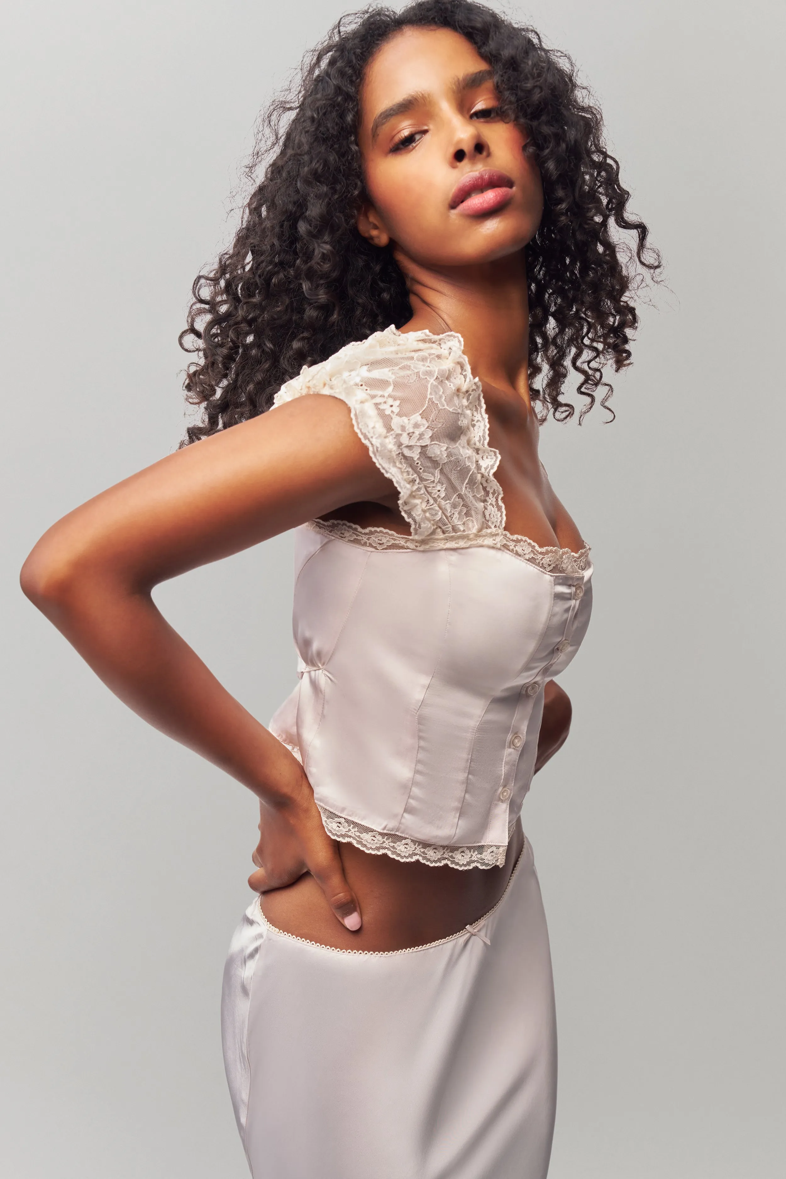 Kahli Lace Top sold by Guizio