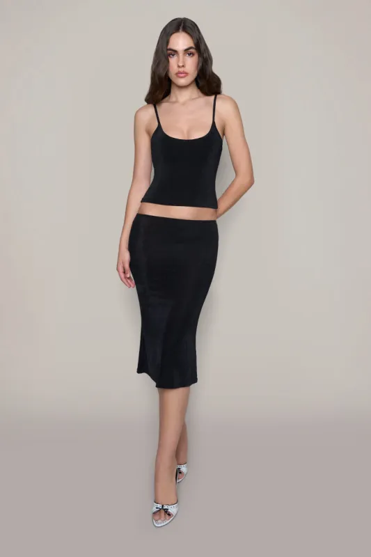 Selene Midi Skirt sold by Guizio
