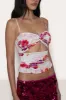 Beia Printed Twist Top sold by Guizio