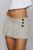 Pleated Micro Mini Skirt sold by Guizio
