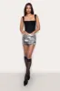 Low Rise Sequin Mini Skirt sold by Guizio