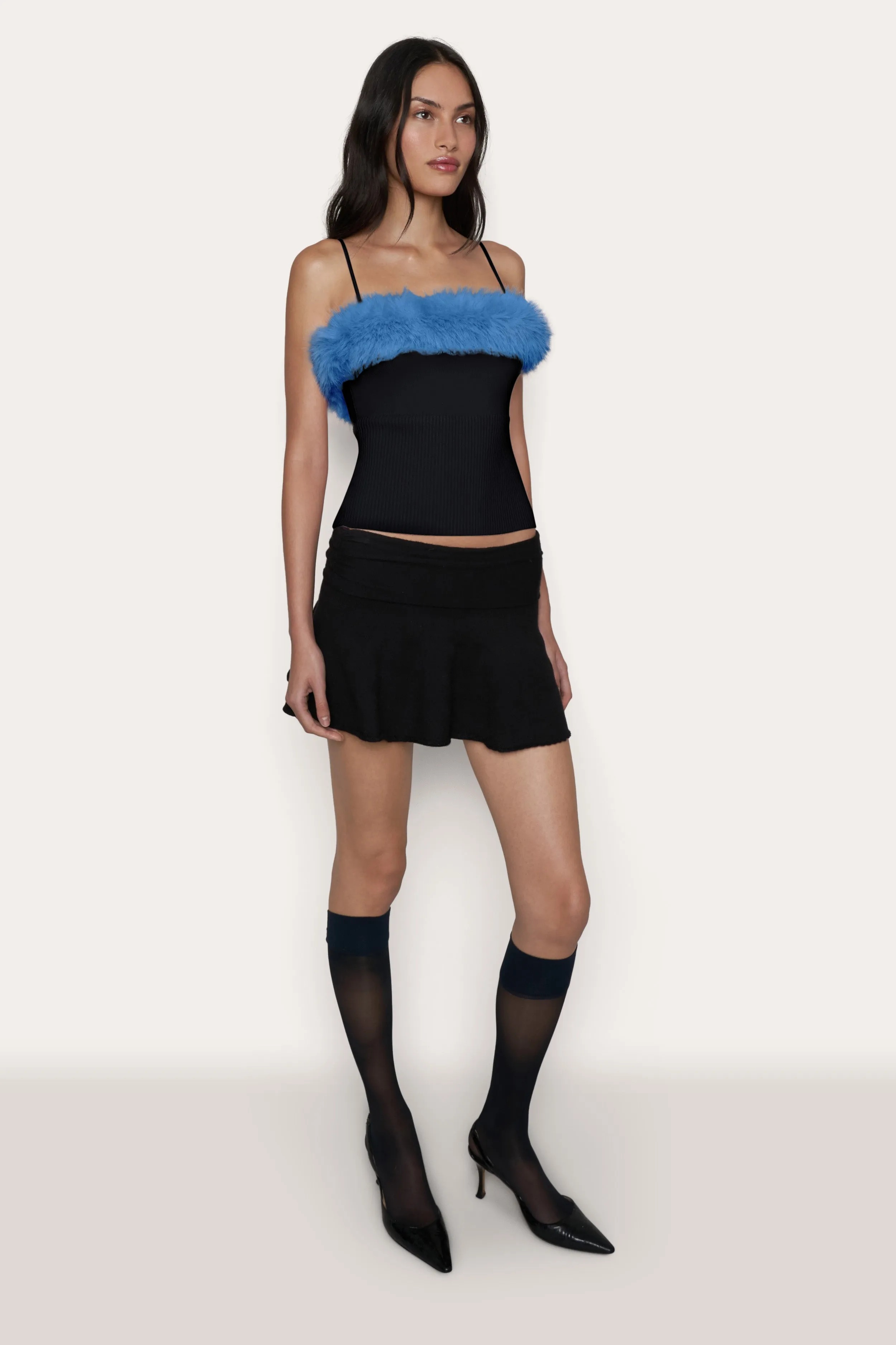 Faux Fur Cami sold by Guizio product image thumbnail 3
