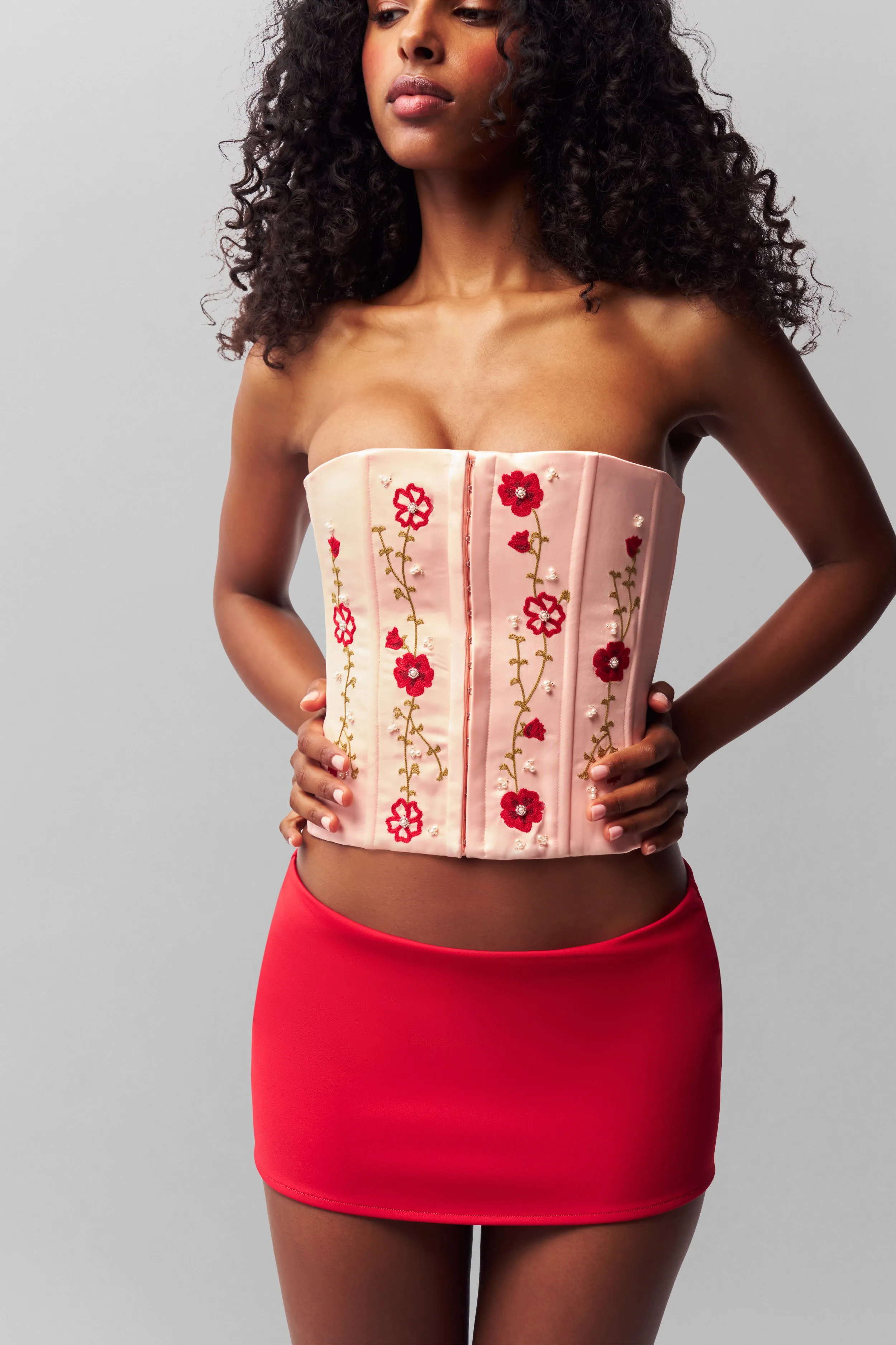 Meadows Satin Corset sold by Guizio product image thumbnail 3