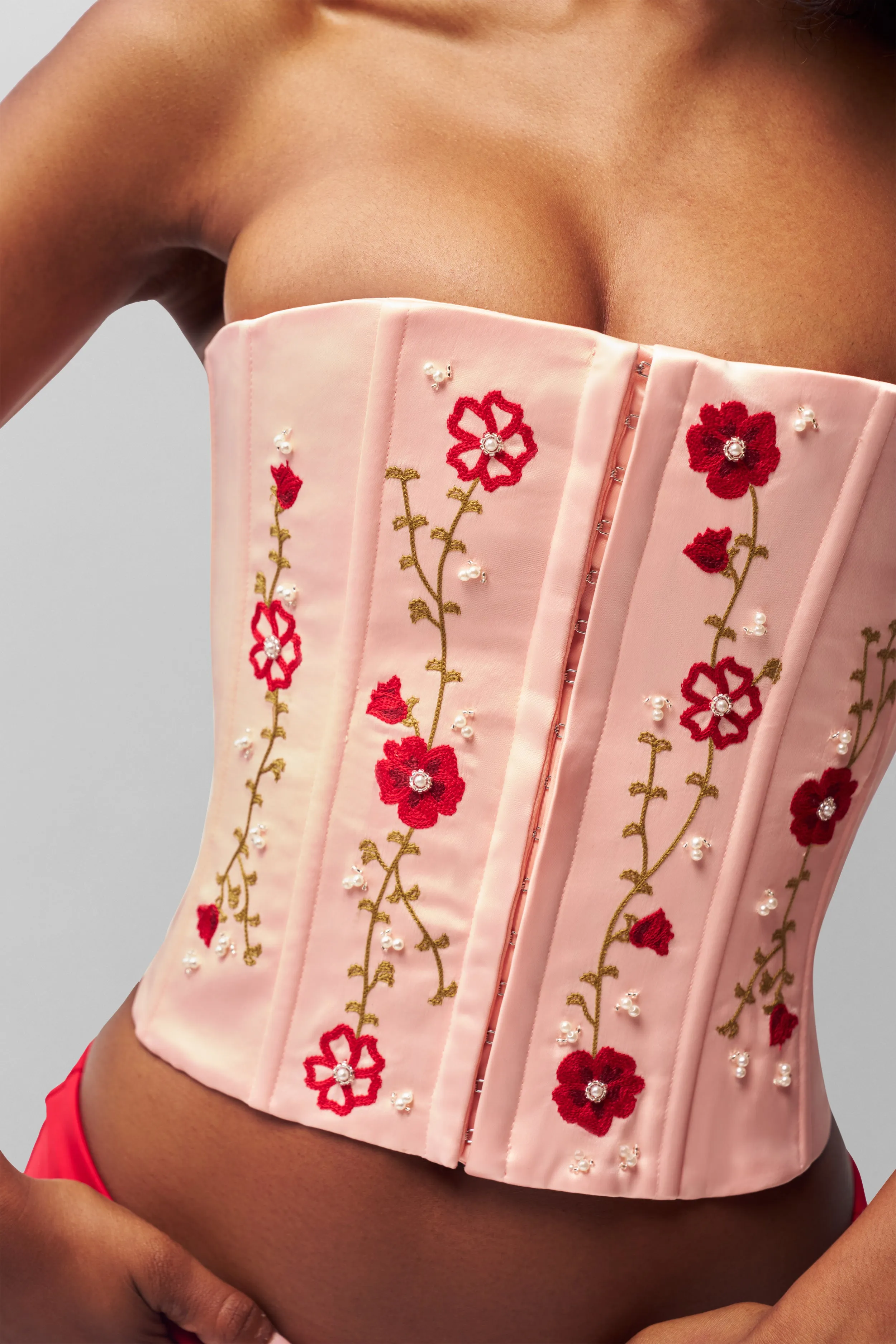 Meadows Satin Corset sold by Guizio product image thumbnail 2