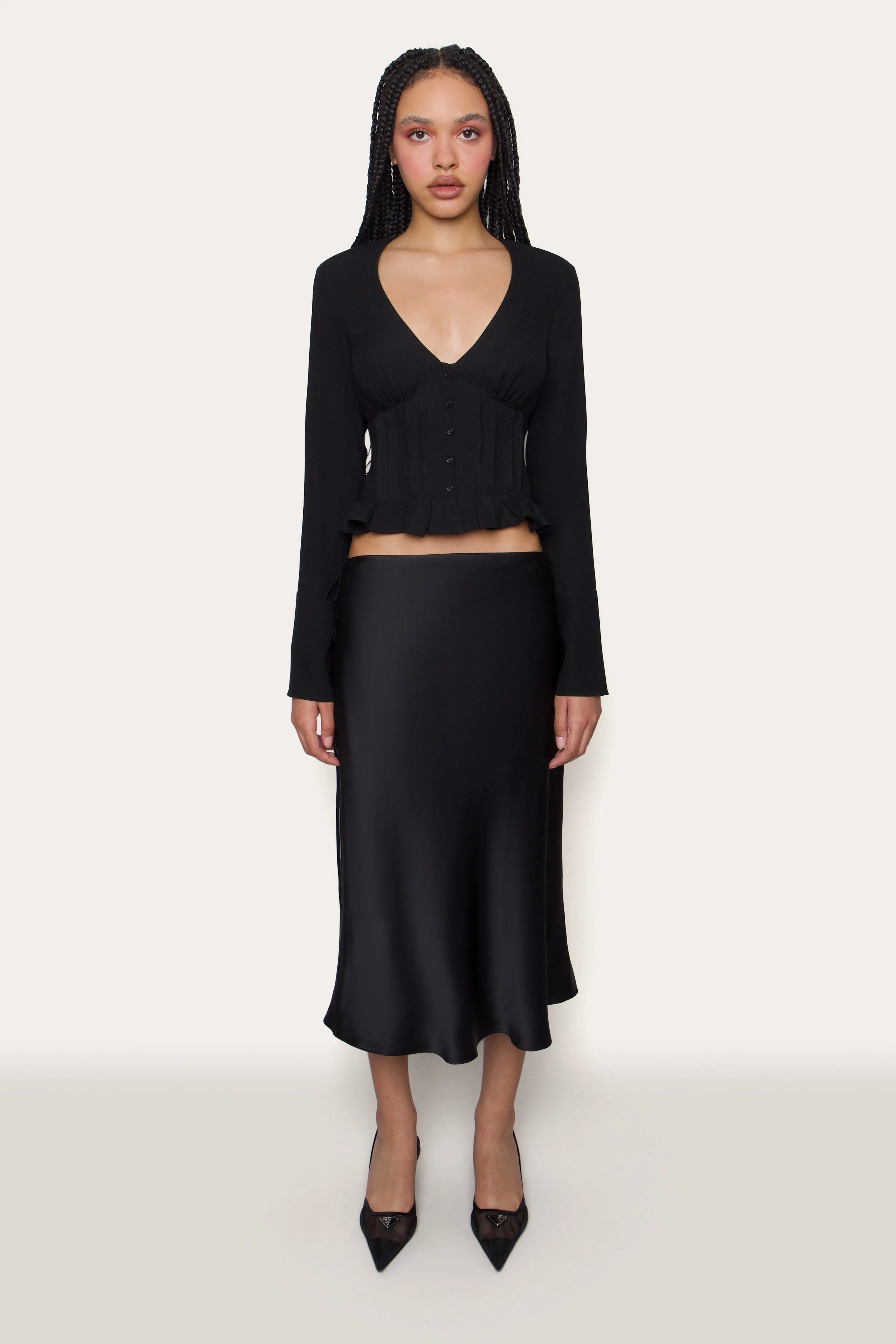Cheri Pintuck Top sold by Guizio product image thumbnail 3