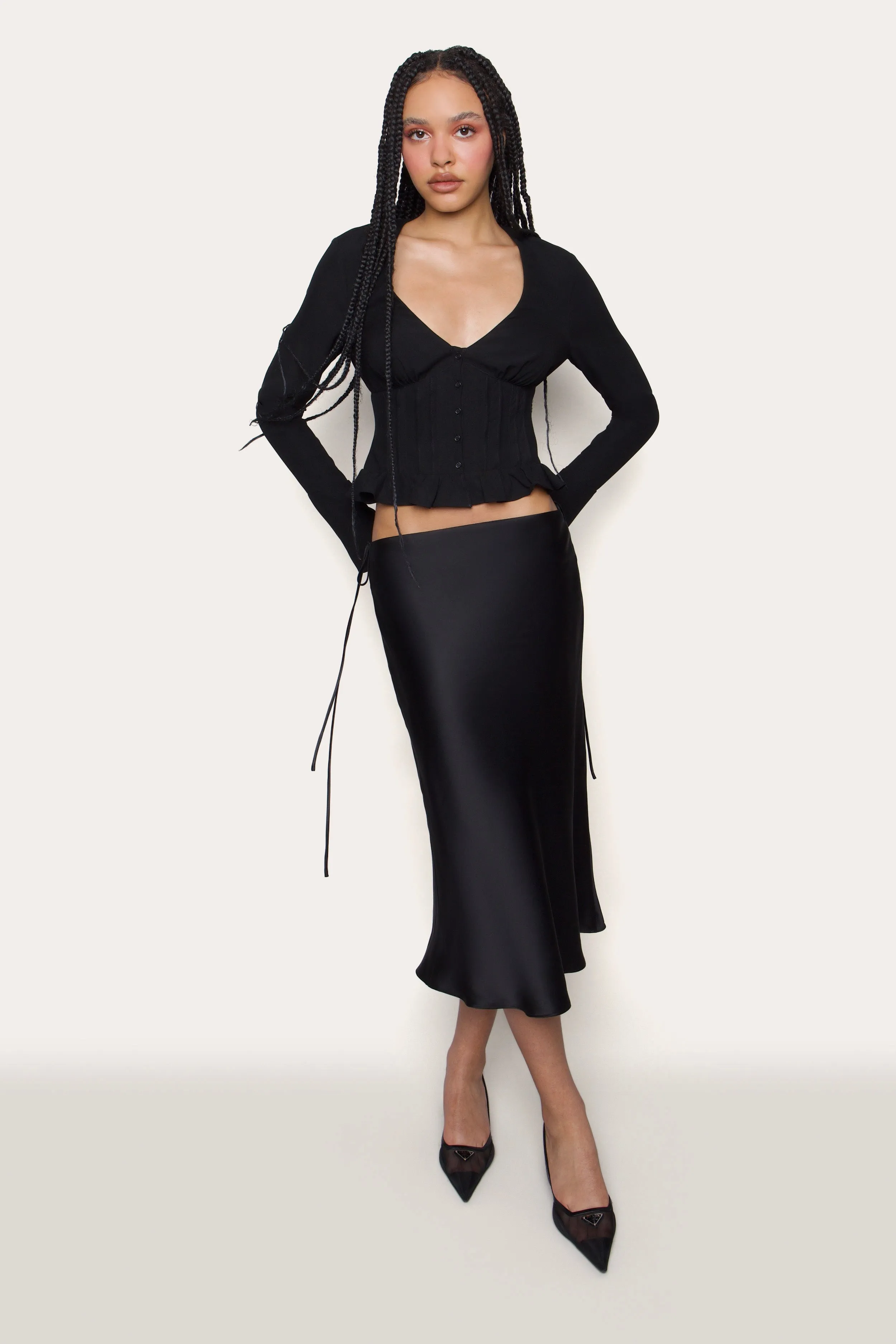 Cheri Pintuck Top sold by Guizio