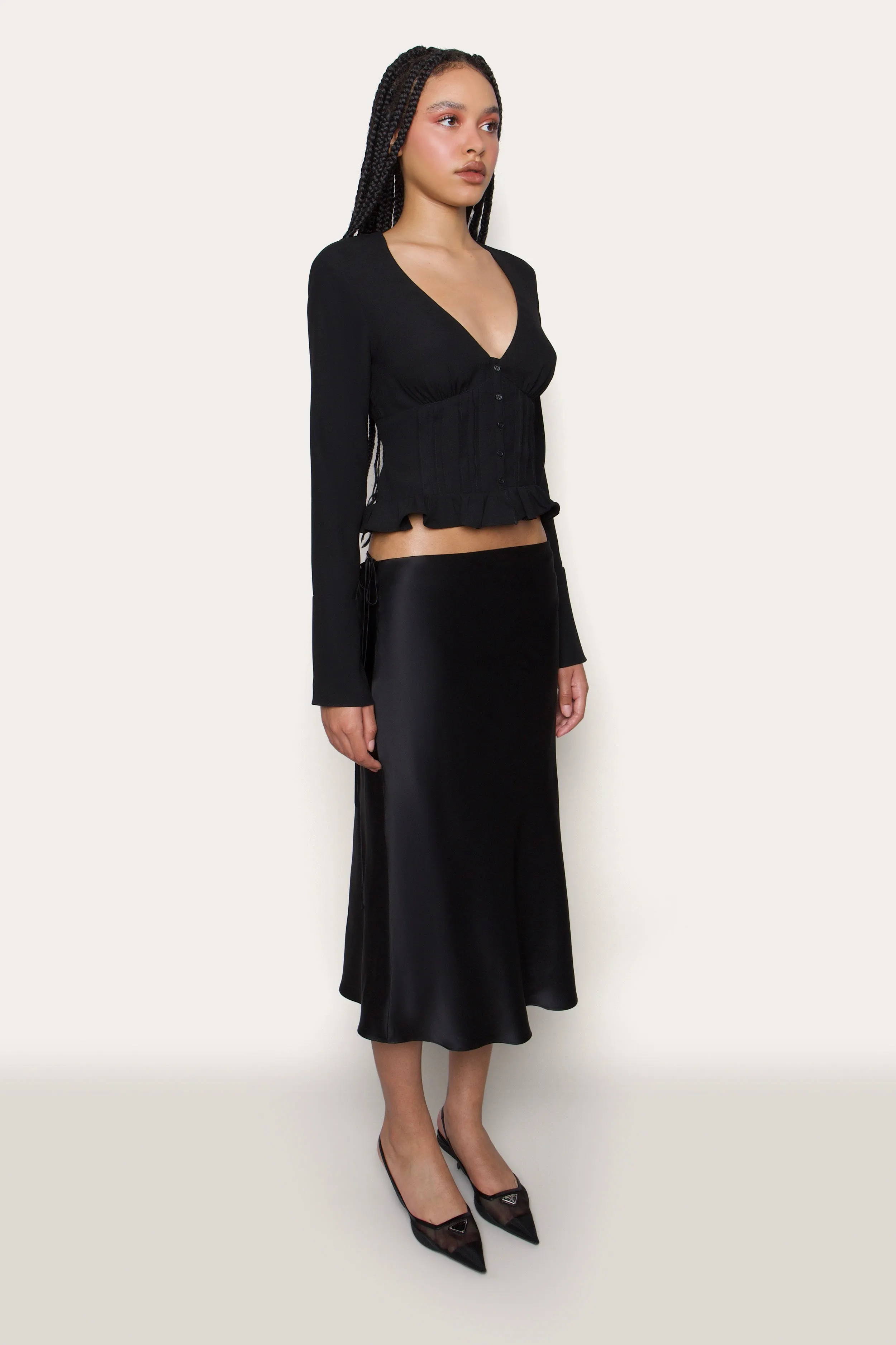 Cheri Pintuck Top sold by Guizio product image thumbnail 4