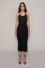 Slinky Rib Midi Dress sold by Guizio