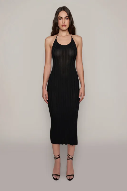 Slinky Rib Midi Dress sold by Guizio