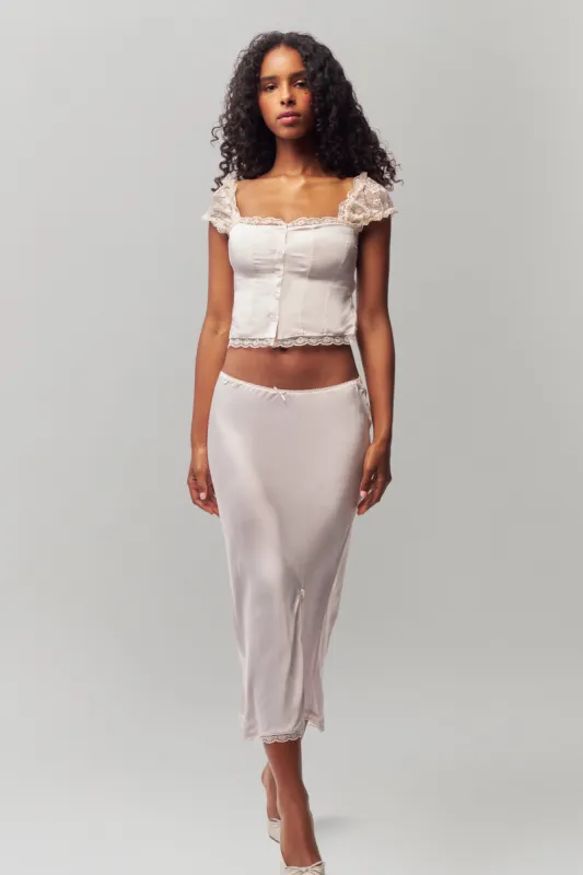 Kahli Midi Skirt sold by Guizio