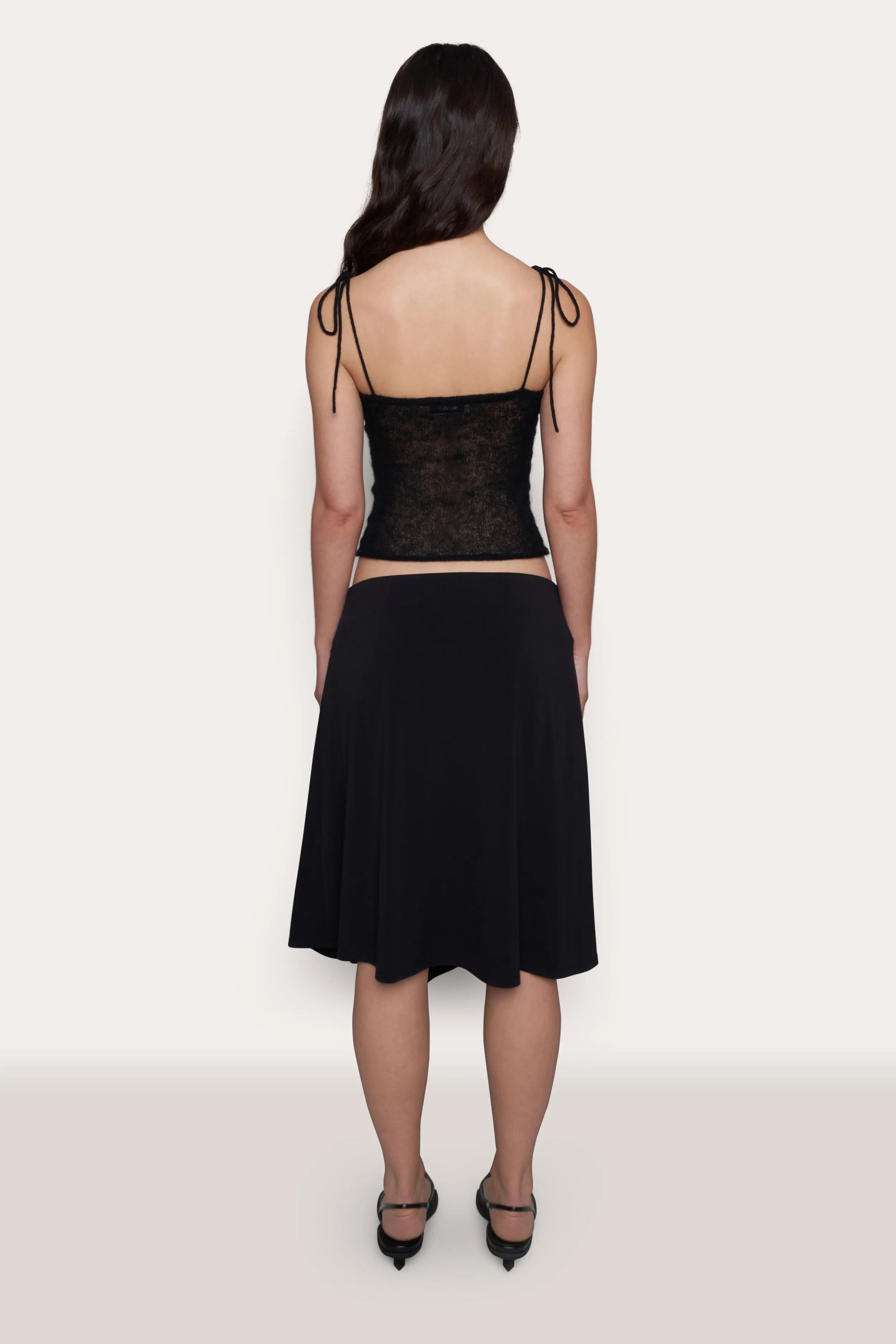 Ruched Chiffon Knit Tank sold by Guizio product image thumbnail 4