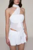 Chiffon Wrap Around Top sold by Guizio