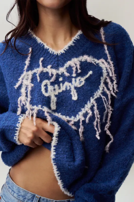 Guizio Heart Sweater sold by Guizio