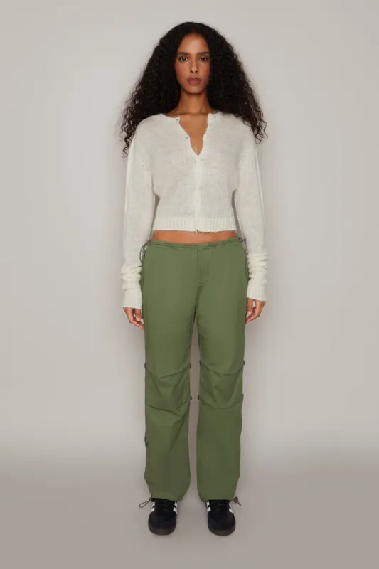 Mohair Ribbed Cardigan sold by Guizio