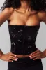 Embellished Satin Corset sold by Guizio