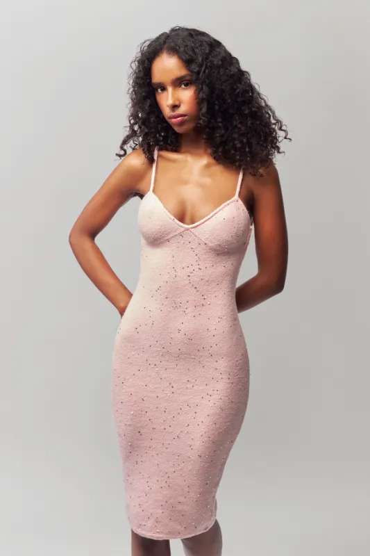 Amelia Sequin Knit Dress sold by Guizio