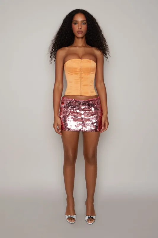 Satin Corset sold by Guizio