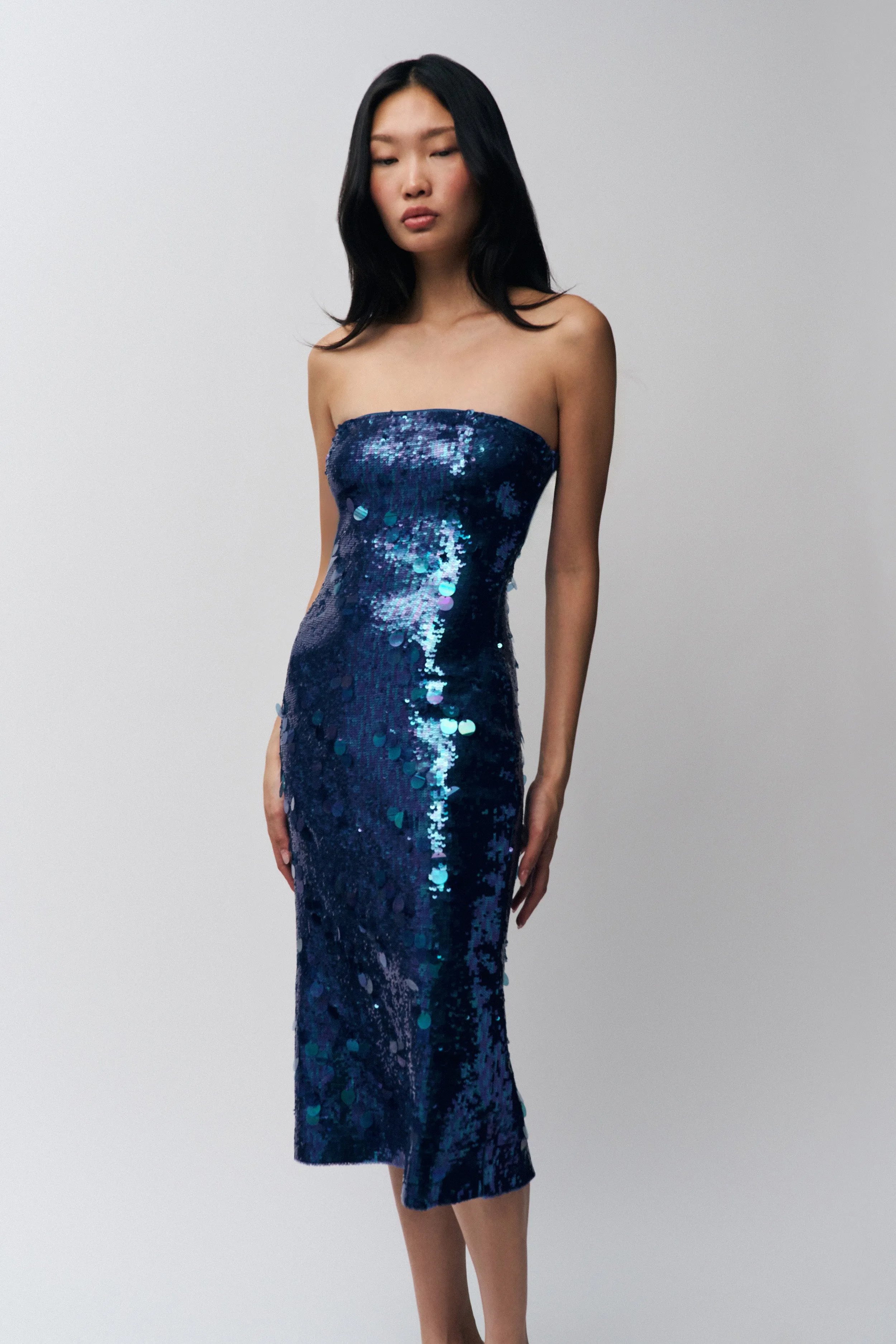 Paillette Midi Dress sold by Guizio product image thumbnail 4