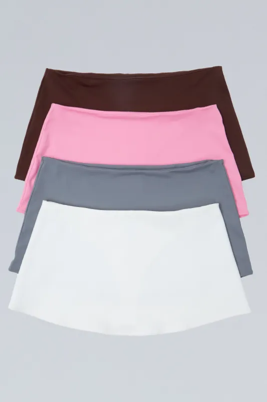 Micro Mini Stretch Skirt, 4-pack sold by Guizio