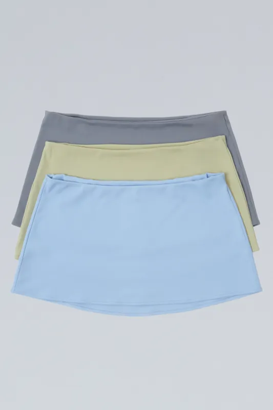 Micro Mini Stretch Skirt, 3-pack sold by Guizio