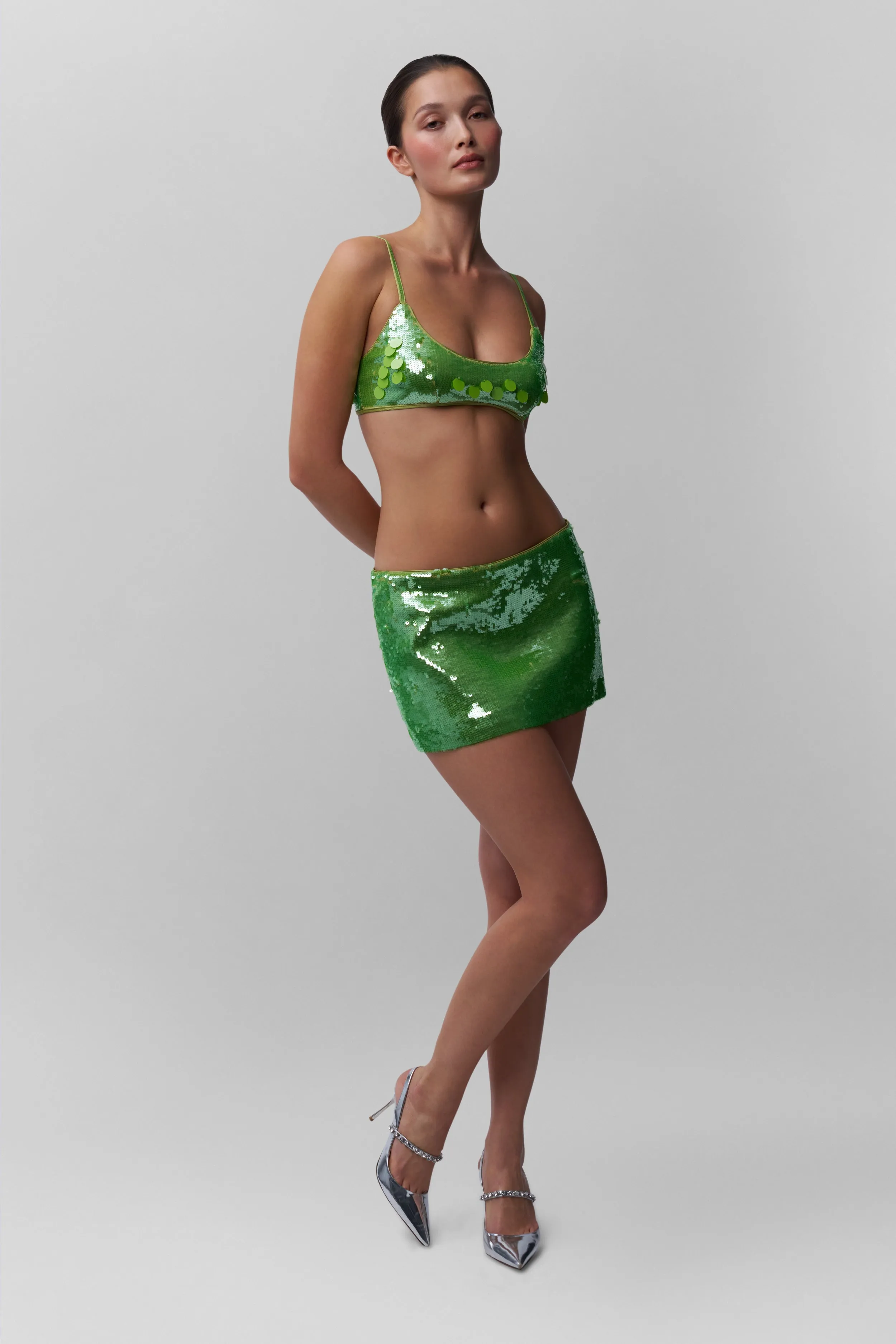 Sequin Mini Skirt sold by Guizio product image thumbnail 3