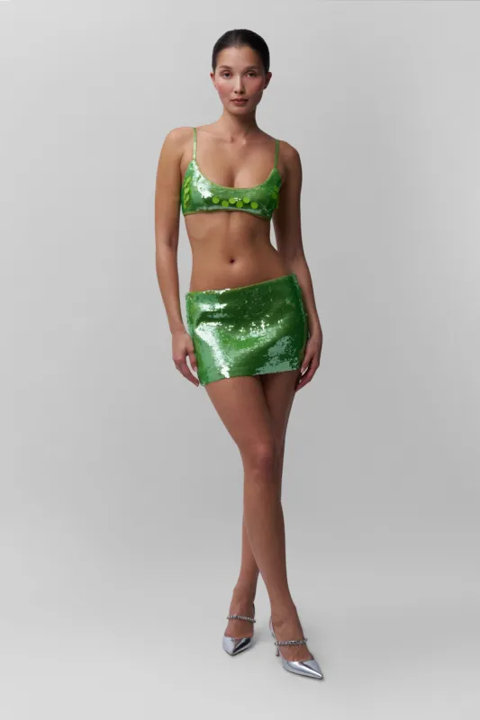 Sequin Mini Skirt sold by Guizio