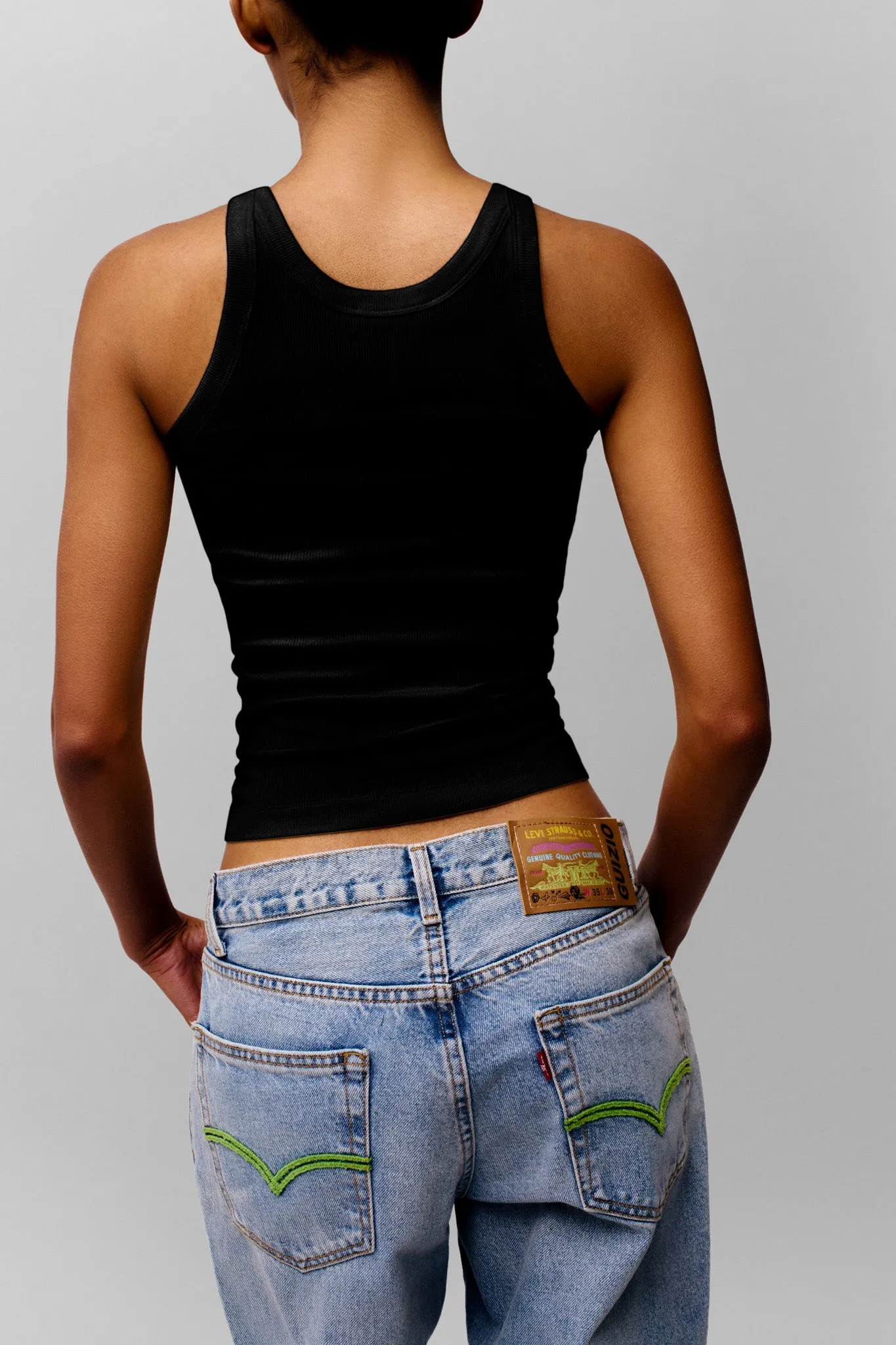 Full Length Cotton Tank sold by Guizio product image thumbnail 5
