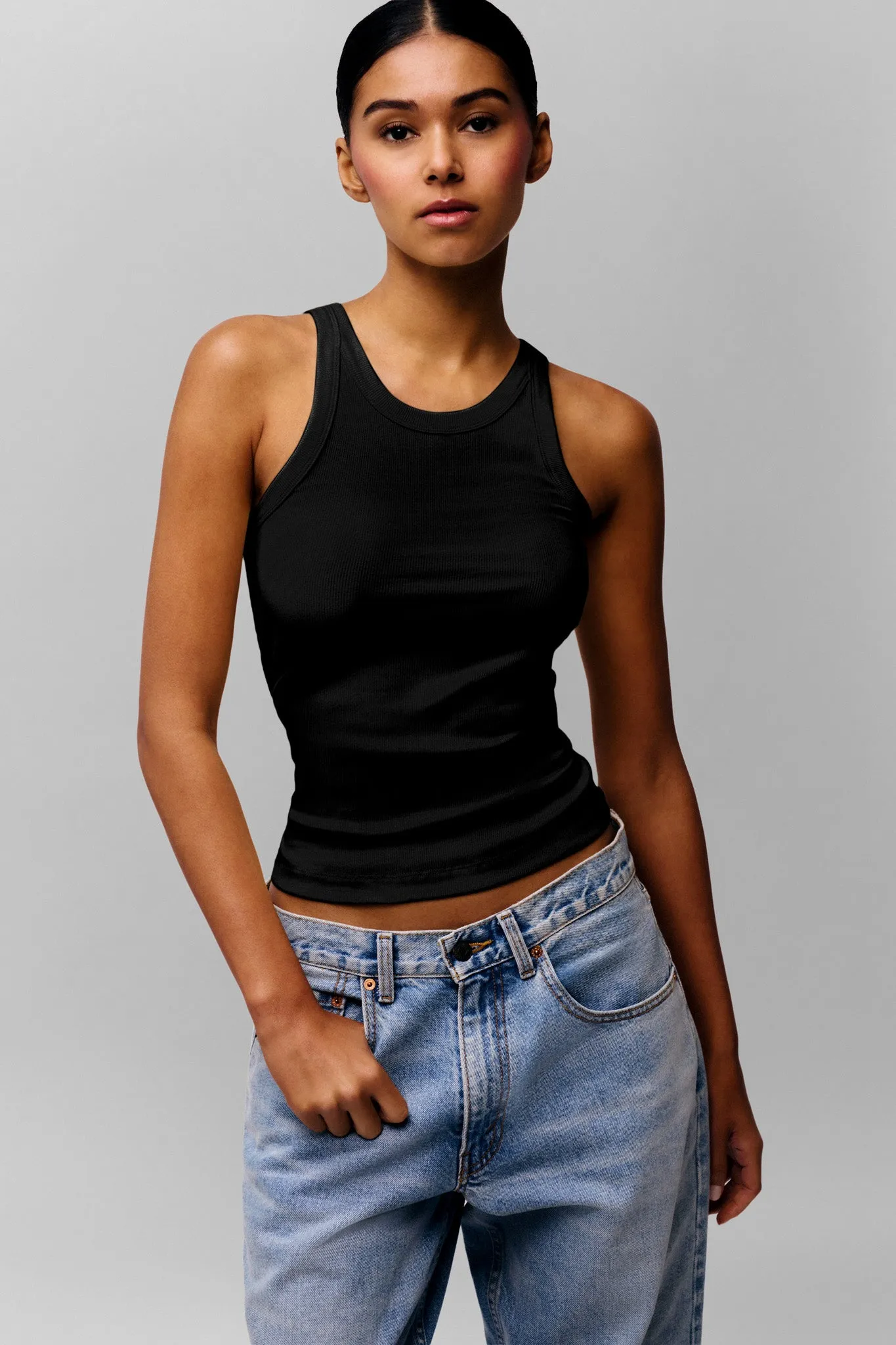 Full Length Cotton Tank sold by Guizio