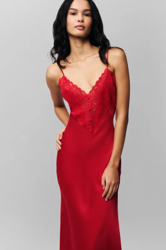 Nova Slip Midi Dress sold by Guizio