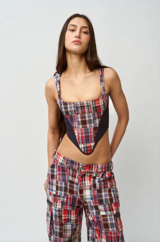 Serene Patchwork Corset sold by Guizio