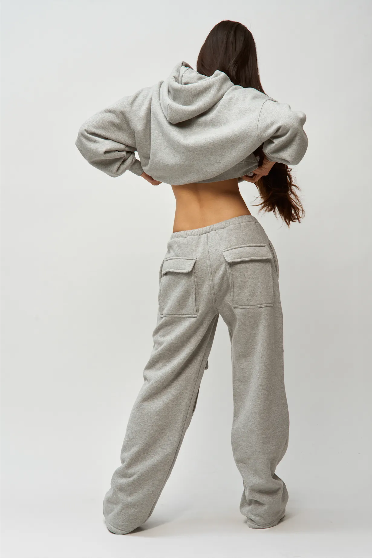 Fleece Cargo Sweatpant sold by Guizio product image thumbnail 5