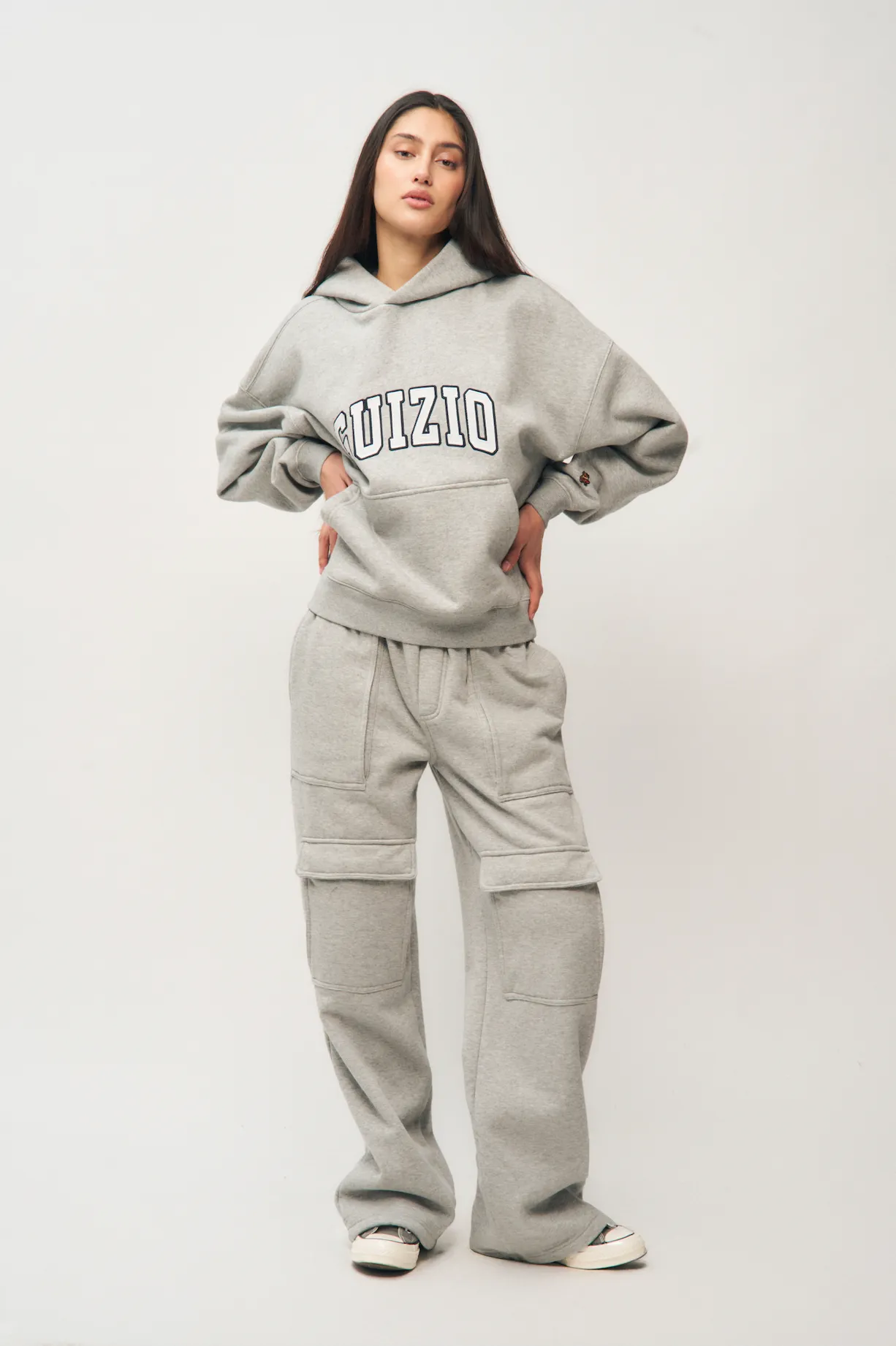 Fleece Cargo Sweatpant sold by Guizio