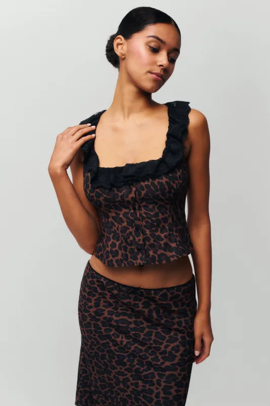 Paloma Lace Top sold by Guizio