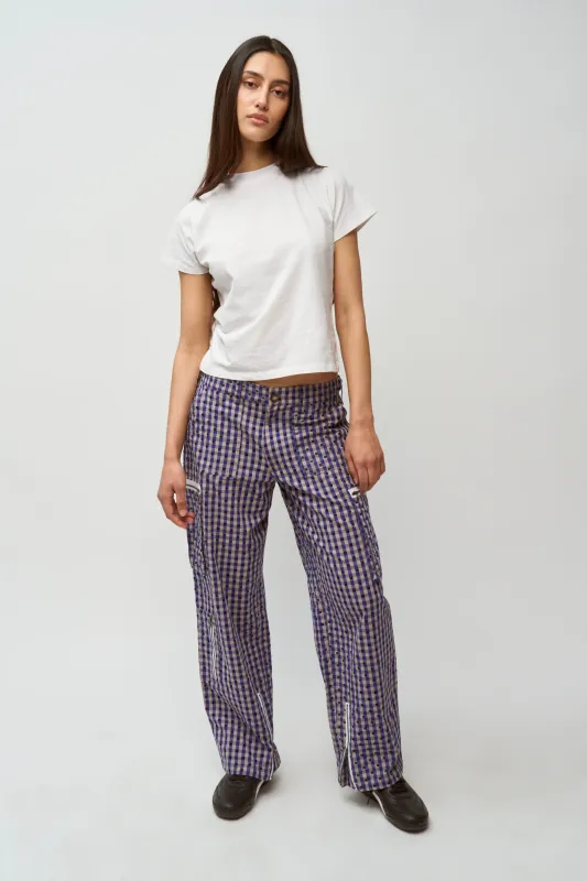 Adrian Gingham Pant sold by Guizio