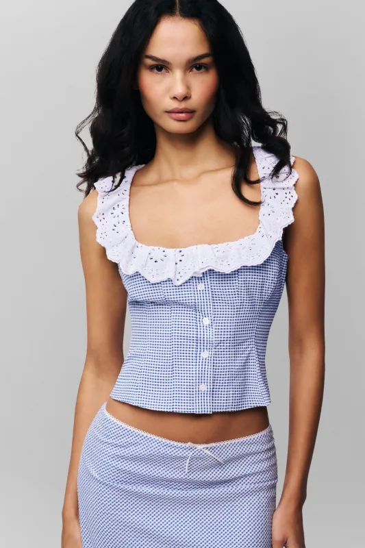 Paloma Lace Top sold by Guizio