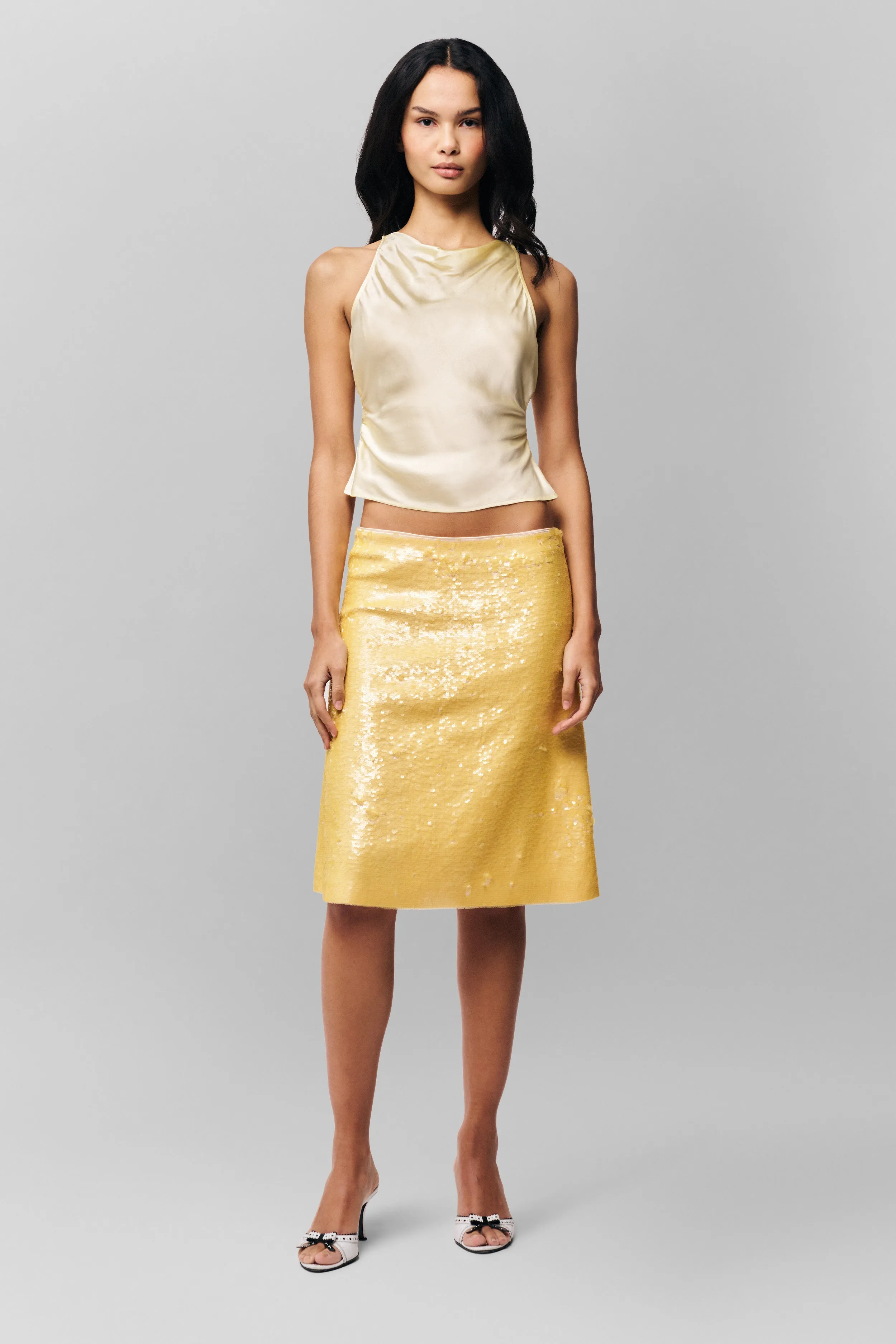 Regine Cowl Neck Top sold by Guizio product image thumbnail 4