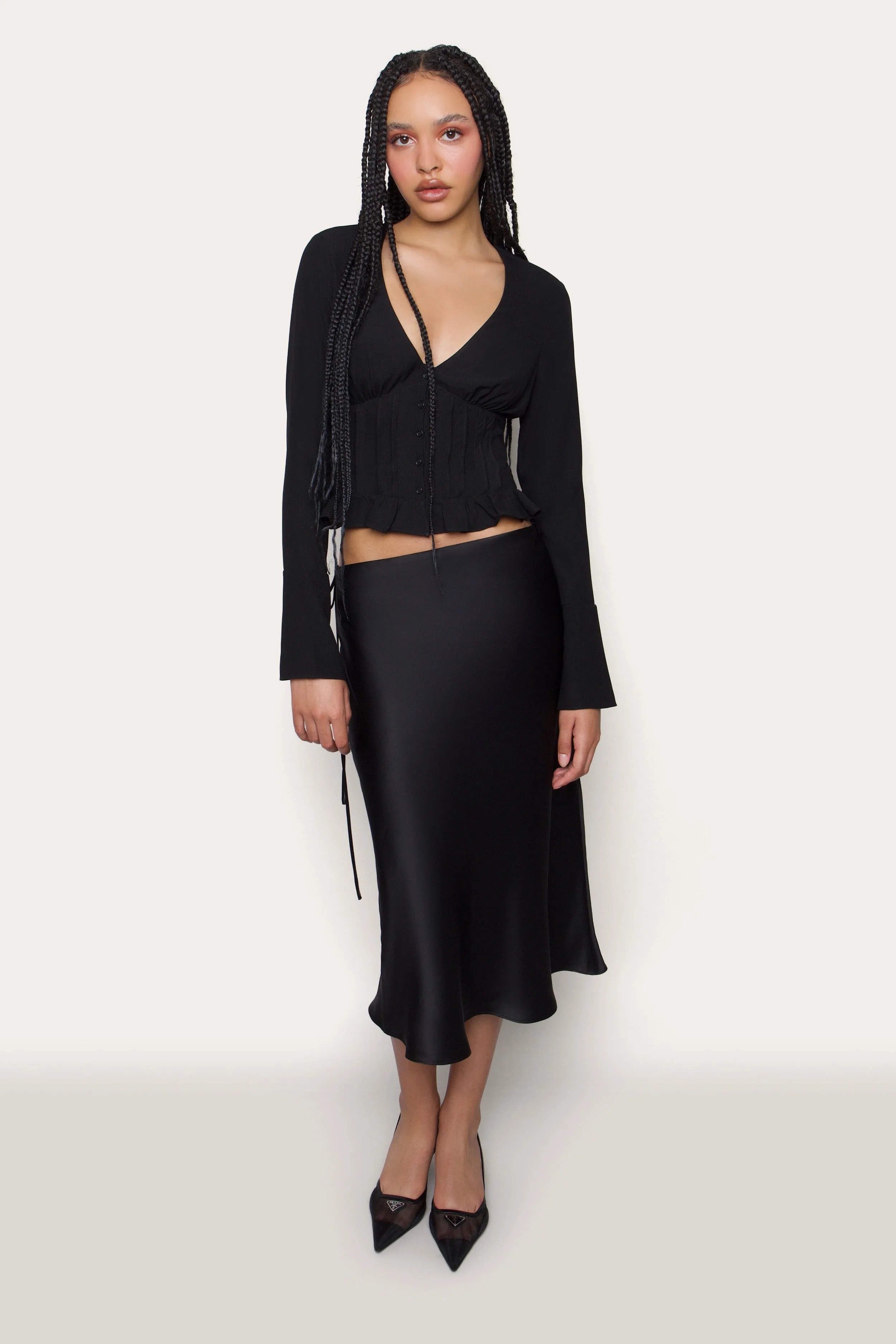 Mae Midi Skirt sold by Guizio