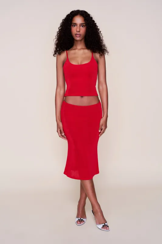 Selene Midi Skirt sold by Guizio